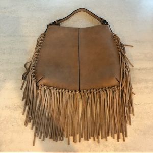 Moda Luxe Fringe Hobo Bag